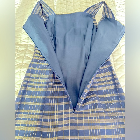 Handmade  custom design Cocktail, Evening gown dress with crystals ,Size 4 ( S ) - Picture 14 of 14